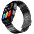 HiFuture Apex Smart Watch, Stainless Steel, Wireless Calling, 2.04 Inch AMOLED Display, IP68 Water Resistant, 7 Days Battery Life- Black